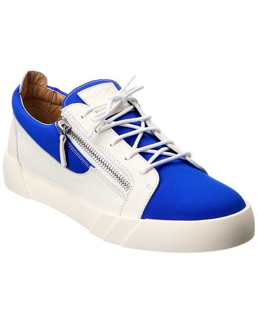 Giuseppe Zanotti Blue Foxy/august Leather Sneaker for men