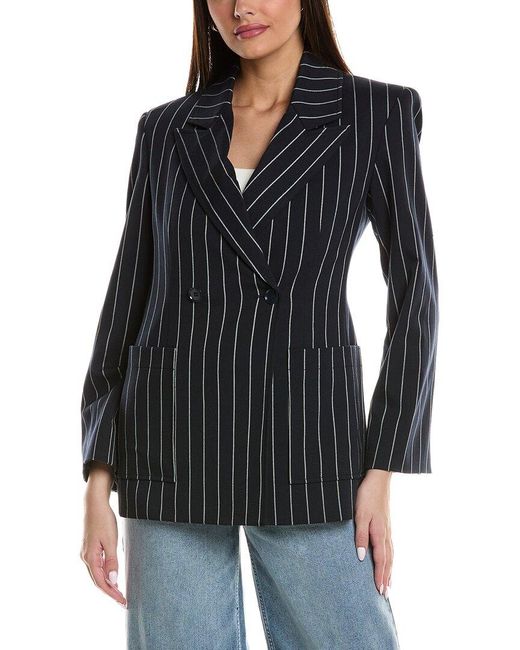 Kenneth Cole Black Pinstripe Jacket