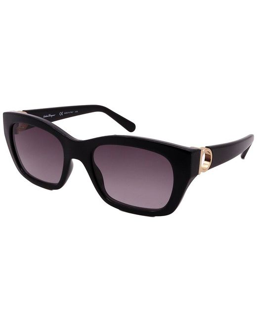 Ferragamo Black Sf1012s 53mm Sunglasses