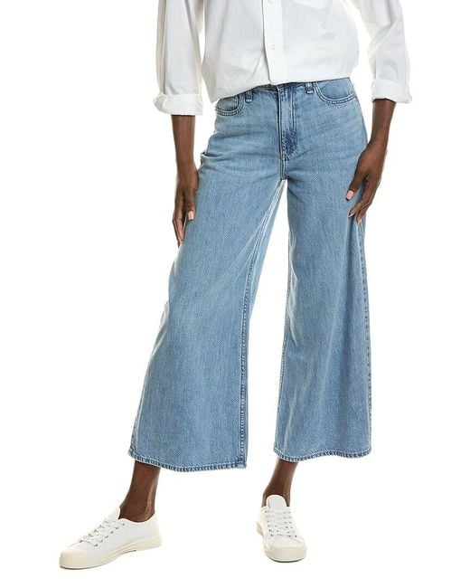 Rag & Bone Blue Serena Buchanan Crop Jean