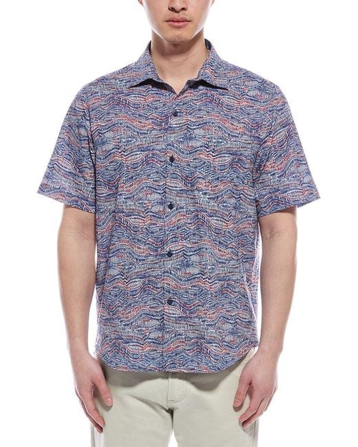 Tommy Bahama Blue Bahama Coast Monte Rio Geo Shirt for men