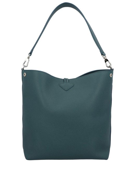 Longchamp Blue Le Roseau Medium