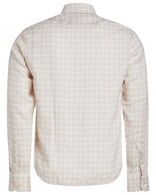 UNTUCKit White Slim Fit Wrinkle-resistant Noval Linen Shirt for men