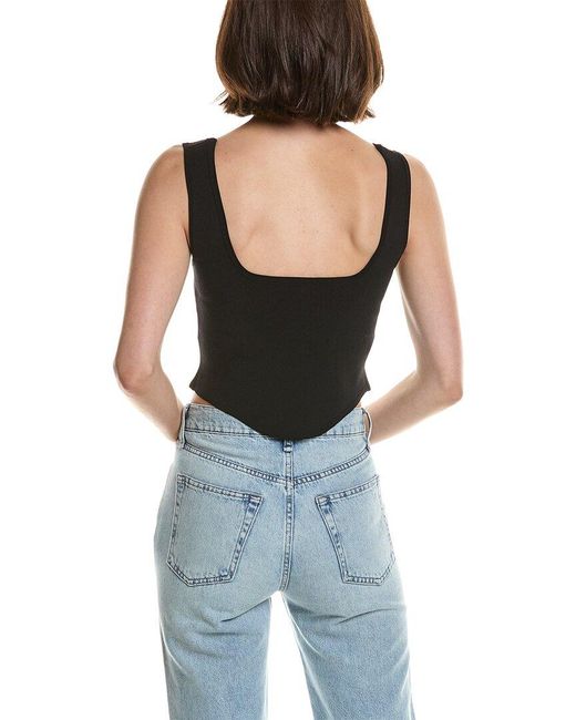 L'Agence Black 'Agence Saga Tank Top