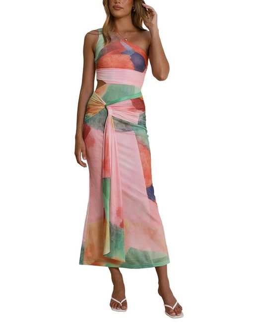 Vincent Red Maxi Dress