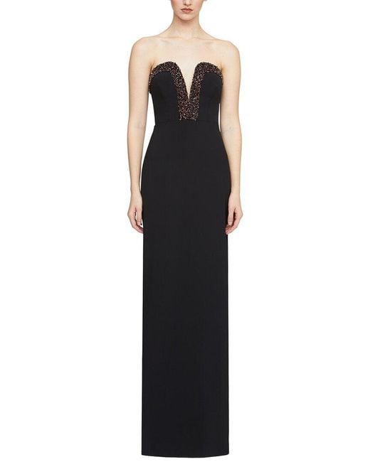 Halston Heritage Black Ila Gown