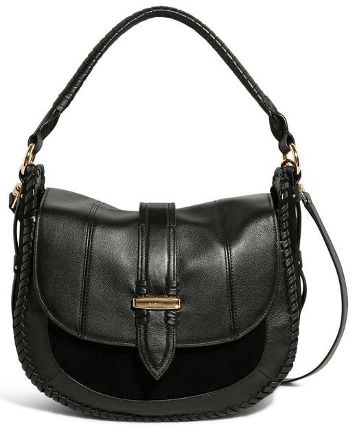 Aimee Kestenberg Black Willow Convertible Leather Shoulder Bag