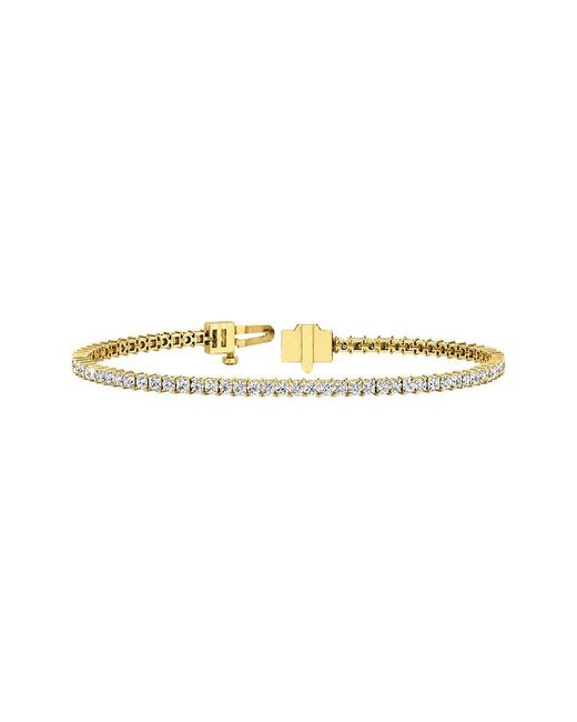 Lab Grown Diamonds White 14K 3.56 Ct. Tw. Lab-Grown Diamond Tennis Bracelet