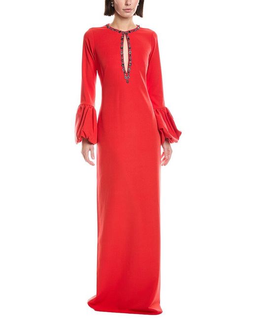 Marchesa Red Gown