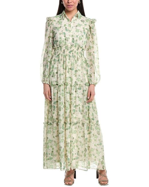 Maison Tara Serena Maxi Dress in Green | Lyst