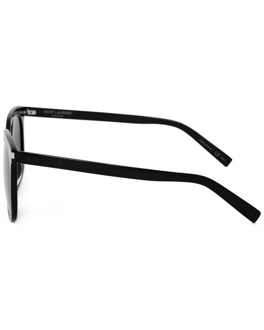 Saint Laurent Black Unisex Sl285 54mm Sunglasses for men