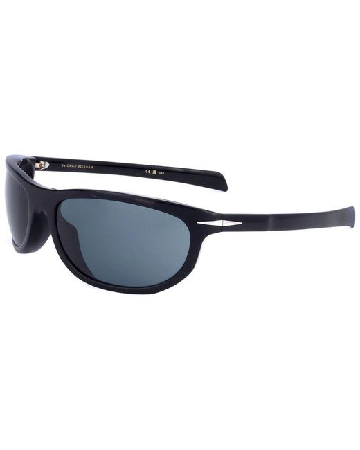 David Beckham Blue 64Mm Sunglasses