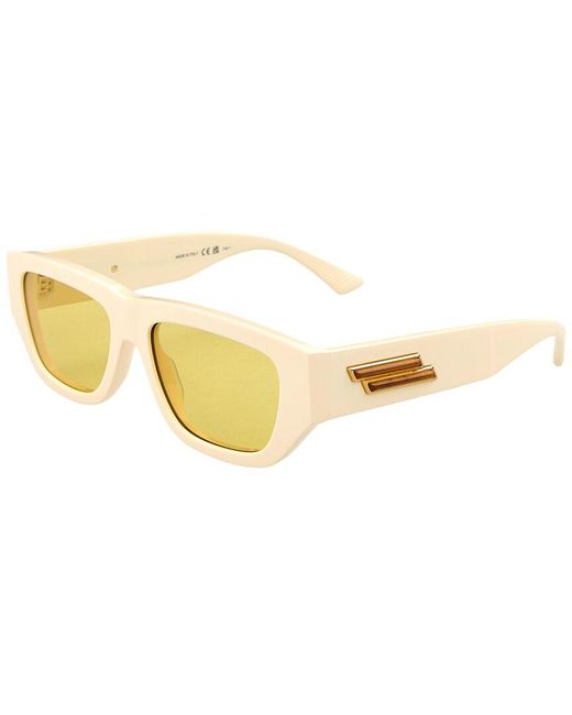 Bottega Veneta Metallic 55Mm Sunglasses