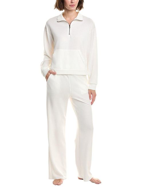 Tart Collections White 2Pc Paxe Pajama Set