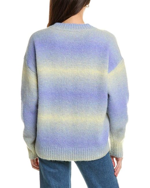 Rag & Bone Blue Holly Alpaca-blend Sweater