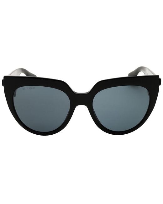 Etro Black 55Mm Sunglasses