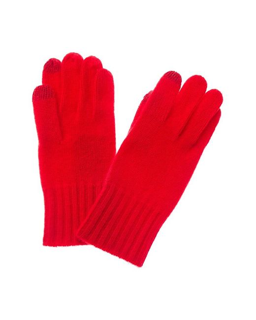 Amicale Cashmere Red Gloves