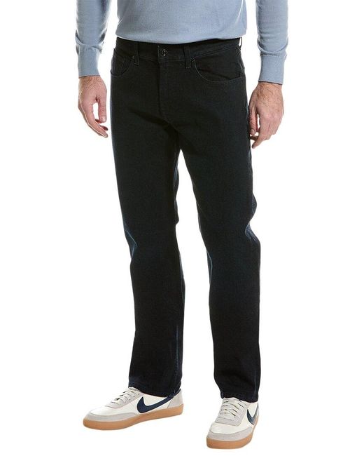 7 For All Mankind Black Basin Classic Straight Jean for men