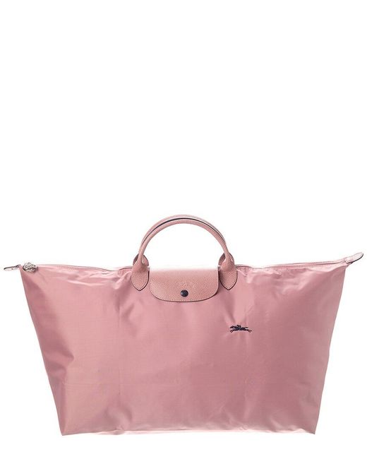 Longchamp Pink Le Pliage Xl Sac De Voyage Nylon Tote