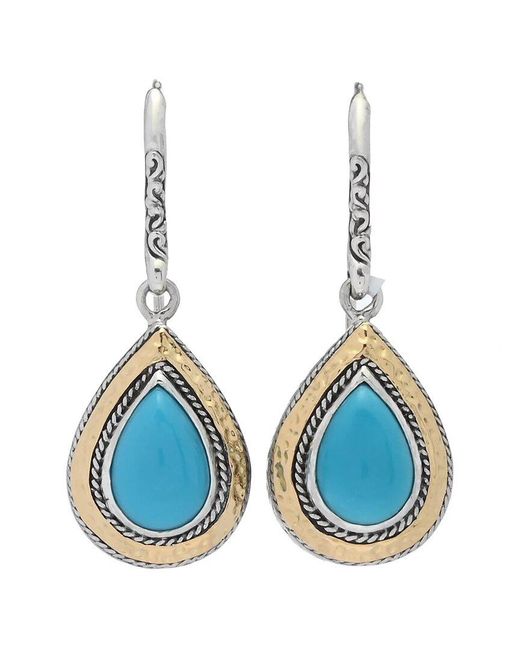 Samuel B. Blue 18K 3.00 Ct. Tw. Sleeping Beauty Earrings