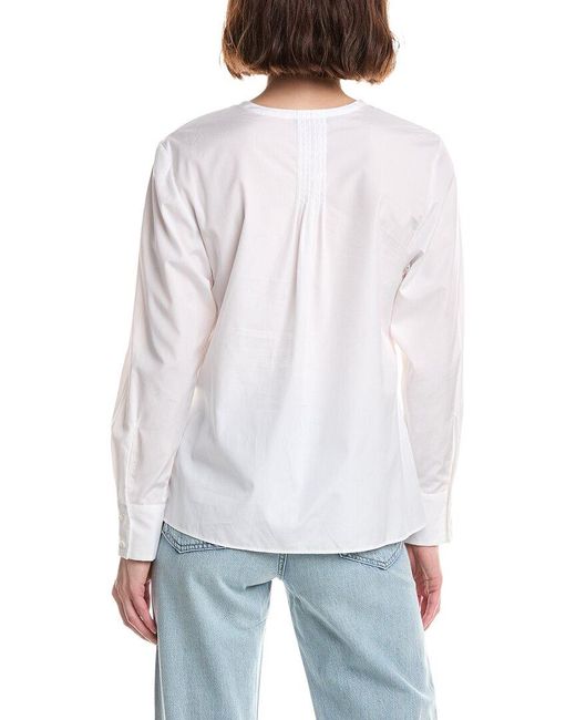 Rag & Bone White Asher Top