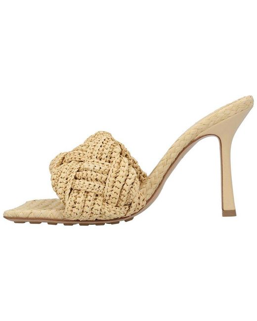 Bottega Veneta White Viscose Lido Mule (Authentic Pre-Loved)