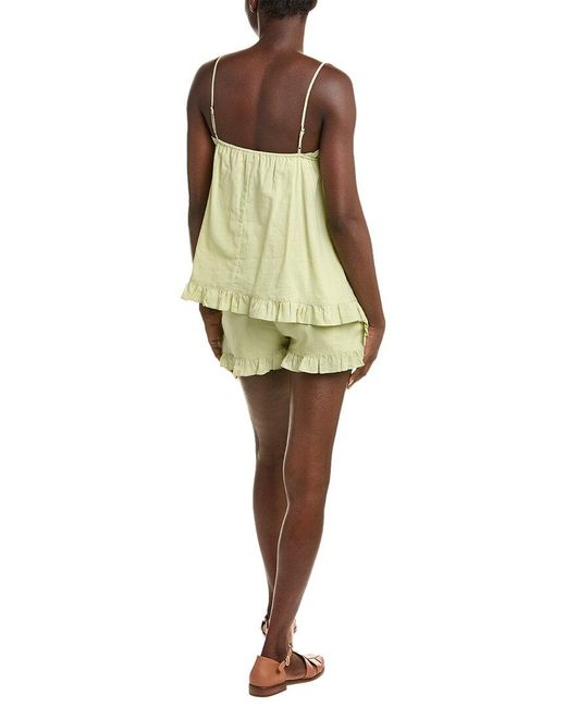 SERENETTE Yellow 2Pc Top & Short Set