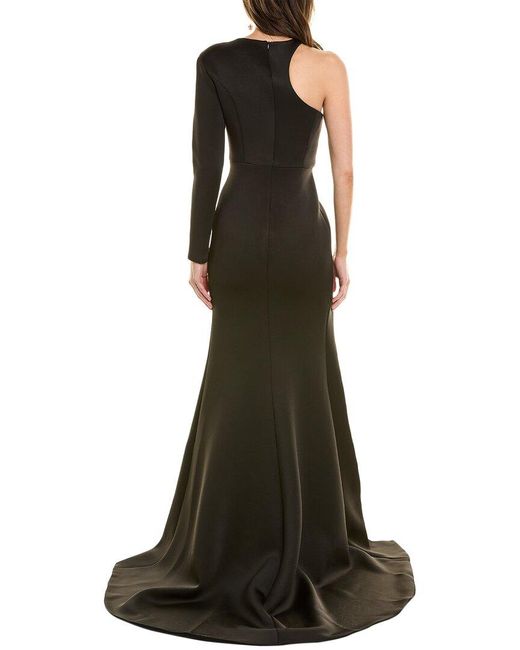 Issue New York Black One-shoulder Gown