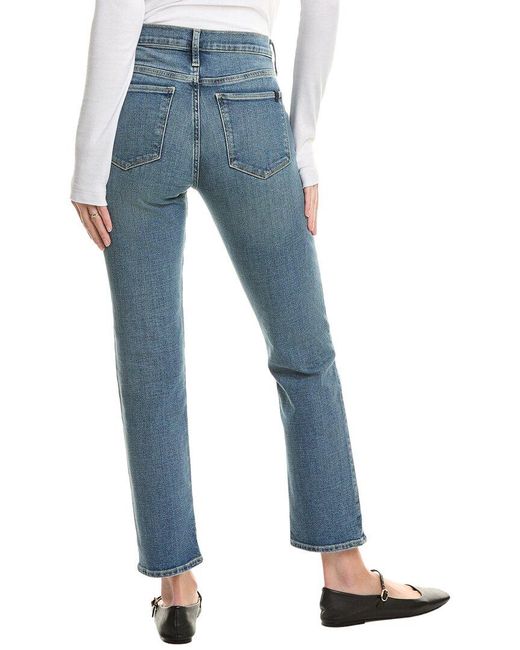 Joe's Jeans Blue Maternity The Lara Lockdown Mid-Rise Cigarette Ankle Jean