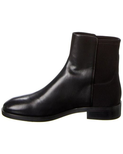 stuart weitzman kye leather zip booties