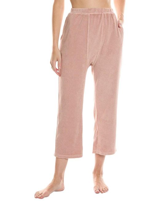 The Great Pink The Microterry Pajama Sweatpant