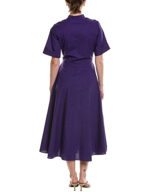 Officine Generale Purple Nadia Dress