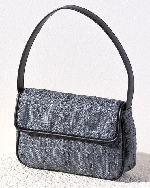 Shiraleah Gray Adrienne Baguette Bag