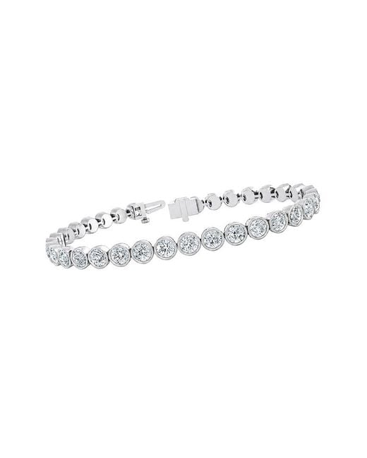 Lab Grown Diamonds White 14K 8.50 Ct. Tw. Lab-Grown Diamond Tennis Bracelet
