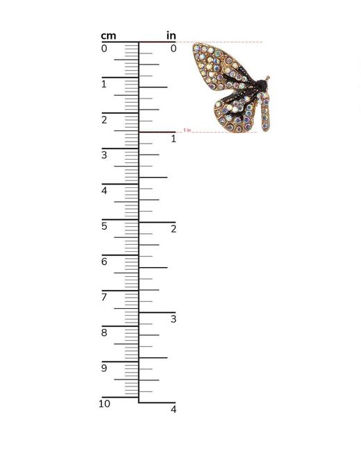 Eye Candy LA Metallic Monarch Crystal Dark Butterfly Earrings