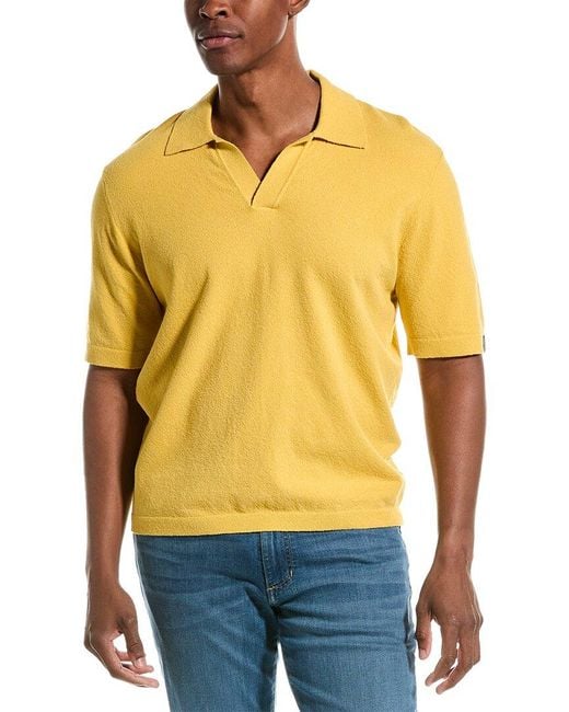 Rag & Bone Yellow Johnny Polo Shirt for men