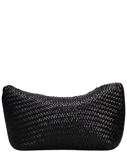 Dragon Diffusion Black Corsina Leather Tote