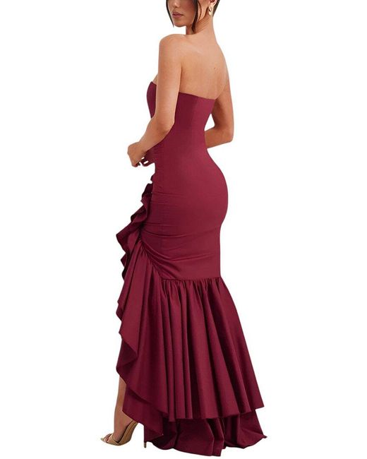 Ariele Tesoro Red Maxi Dress