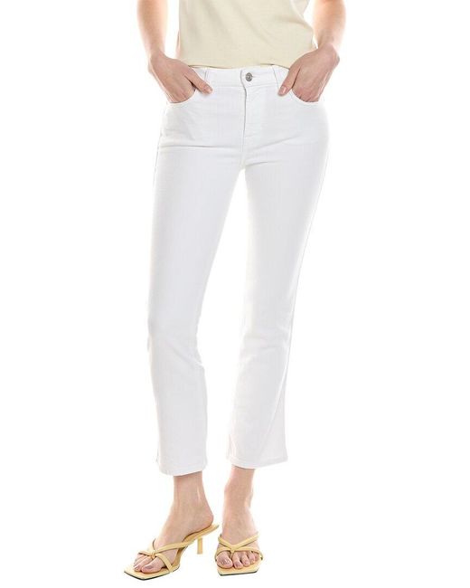 7 For All Mankind Kimmie White Straight Jean
