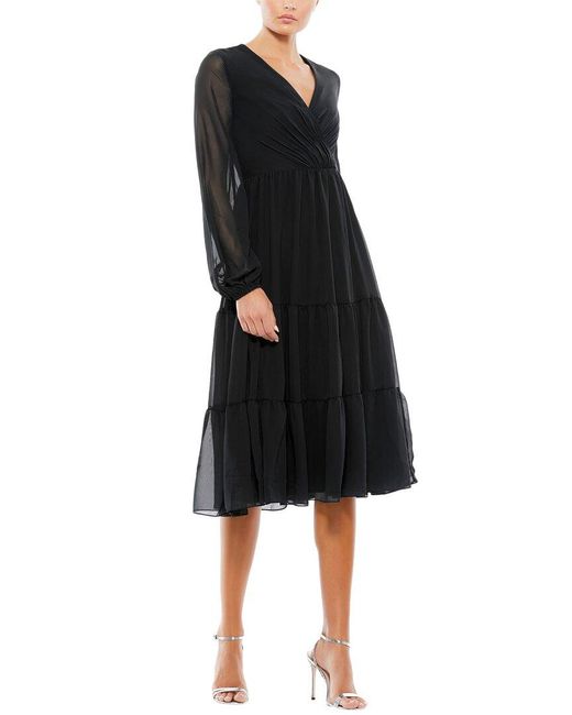 Mac Duggal Black A-Line Dress