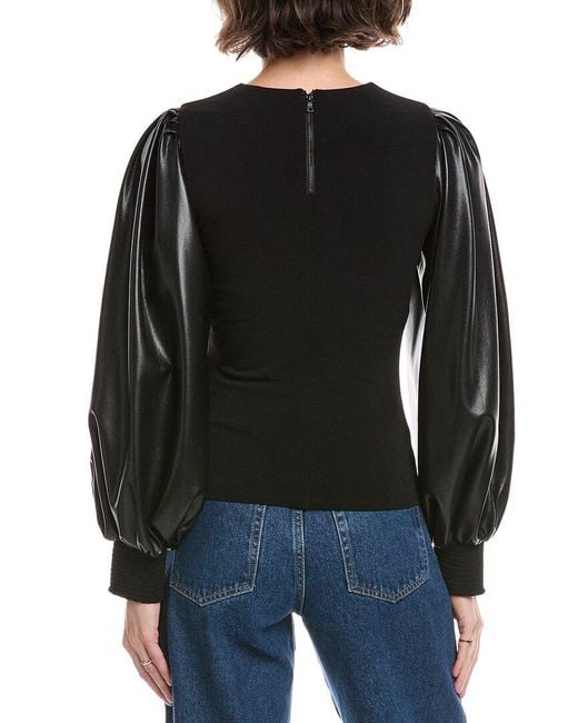 Alice + Olivia Black Alice + Olivia Latoria Top