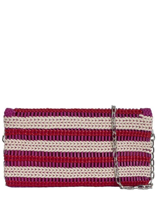 Zadig & Voltaire Purple Rock Eternal Leather Braiding Crossbody