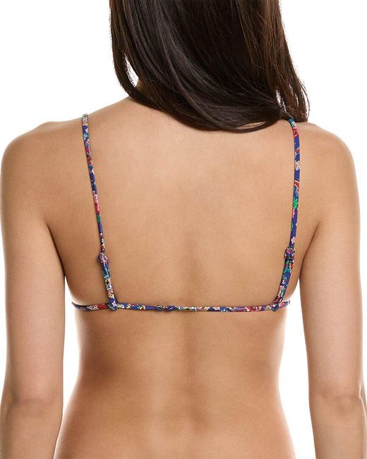 Vanessa Mooney Blue The Jessie Bikini Top