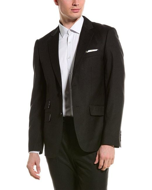 Paisley & Gray Black Dover Slim Notch Jacket for men