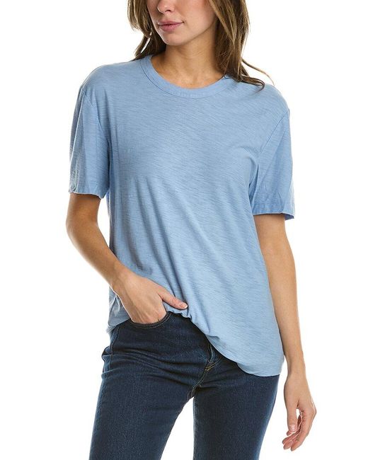 James Perse Blue Oversized Jersey T-shirt