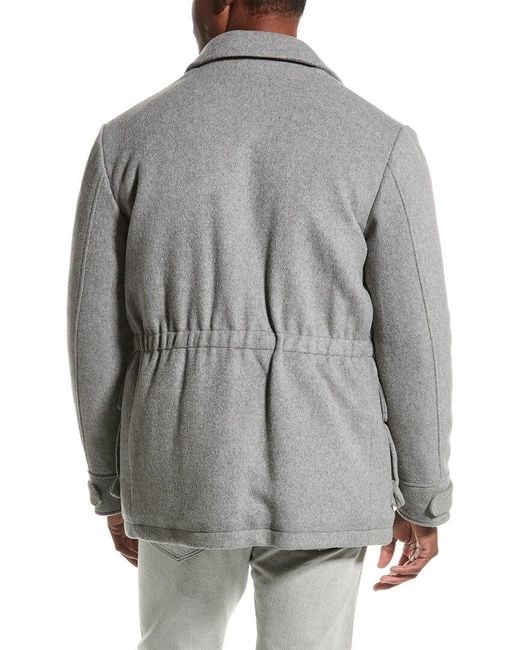 English Laundry Gray Wool-blend Coat for men