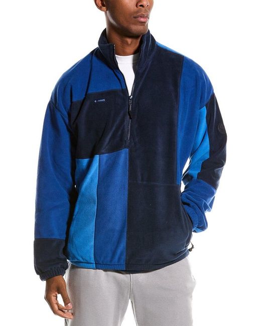 Fourlaps Blue Blitz 1/2-zip Sweatshirt for men