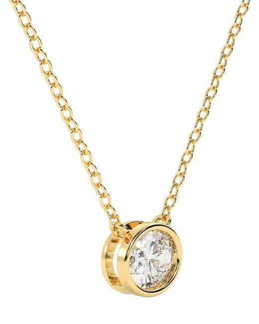 Lab Grown Diamonds Metallic 14k 0.25 Ct. Tw. Lab-grown Diamond Necklace