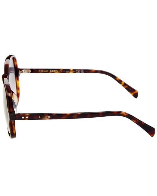 Céline Brown Cl40244U 56Mm Sunglasses