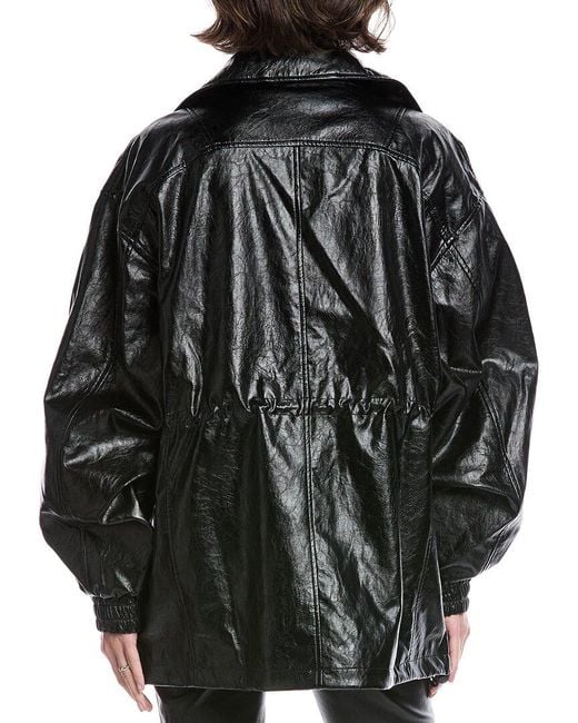 Rag & Bone Black Monica Foil Jacket